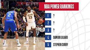 This article provides two lists: Nba Power Rankings The Most Clutch Players In The Nba Nba Com Australia The Official Site Of The Nba