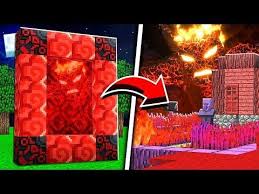 This is a small mod that adds a new hostile monster to the game that spawns in lava and spits fireballs at you. Portal To The Lava Monster Dimension In Minecraft Youtube Minecraft Crafts Minecraft Amazing Minecraft