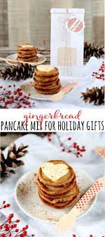 Gingerbread Pancake Mix Holiday Gifts Gingerbread Pancake Mix Breakfast Gift Gingerbread Pancakes
