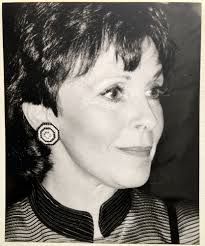 Original photo of Claire Bloom, signed by her by Pamela Rankin Smith