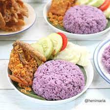 Resep Masakan Nusantara Nasi Gurih Ubi Ungu Ubi Resep Makanan Makanan Dan Minuman