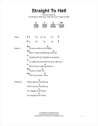 Submit rust tabs and chords. The Clash Straight To Hell Sheet Music Pdf Notes Chords Rock Score Guitar Chords Lyrics Download Printable Sku 41058
