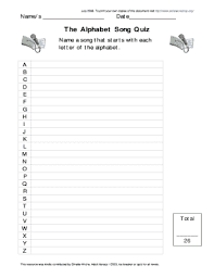 Dieses quiz enthält eine mischung aus fragen, die bei jedem neustart zufällig . Alphabet Quizzes Fill Online Printable Fillable Blank Pdffiller