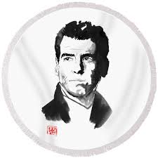 James Bond Pierce Brosnan 02 Art Print by Pechane Sumie