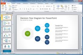 simple decision tree diagram for powerpoint slidemodel