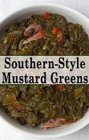 Southern Style Mustard Greens Greens Recipe Soul Food Mixed Greens Recipe Glory Greens Recipe