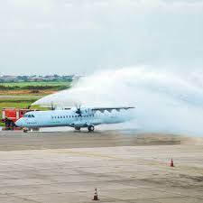 The gteam showed up in the beautiful colours of nigeria and green africa yesterday. Green Africa Airways Takes Delivery Of One Of Its First Atr 72 600 In Lagos Autojosh