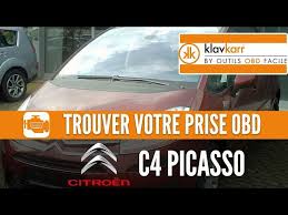 The obd ii connector is under the steering wheel. Obd2 Port Citroen C4 Picasso 2006 2013 Find Your Plug