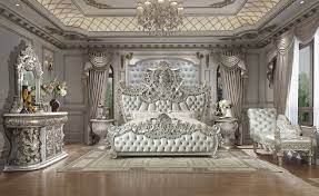 Thanks for visiting our victorian style bedroom photo gallery where you can search victorian bedroom design ideas. Hd 8088 Homey Design Bedroom Set Victorian Style Metallic Silver Finish