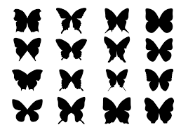 Black Silhouette Butterfly Silhouette Butterfly Black Butterfly Tattoo Butterfly Drawing