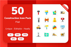 Download Construction Flat Graphic By Icon Stale Creative Fabrica PSD Mockup Templates