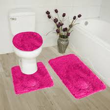 Reverse wound for easy application. Bathroom Accessories Bath Mat And Lid Cover Bathroom Rugs And Mats Sets For Washable U Shaped Contour Rug