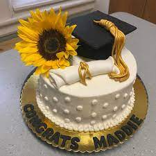 Want to see more examples? Jem Of A Cake Sunflower Graduation Cake Marble Facebook