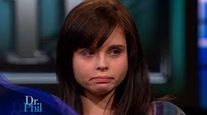 A woman claims that as a child she was tied to highchair and thrown down  stairs, had her hands burned in oatmeal, and was thrown in a moving washer  and dryer. Full