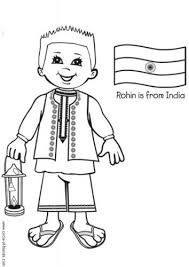 Coloring pages are a simple, but effective way to learn some basics about a country! India Coloring Page Flag Coloring Pages