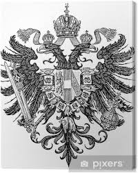 Przestań obserwować przestań obserwować @austro_wegry. Obraz Na Plotnie Mniejsze Herb Cesarstwa Austrii Austro Wegry Pixers Zyjemy By Zmieniac