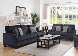 Marquis Black Sofa 600 Meridian Furniture Fabric Sofas Dark Grey Couch Living Room Grey Sofa Living Room Grey Couch Living Room