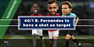 Check this player last stats: 40 1 Bruno Fernandes To Have A Shot On Target Vs Villarreal With Paddy Power