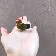 Hen Chicks Micro Crocheted Chicken Made To Order Mini Tiny Etsy Crochet Chicken Hens And Chicks Crochet World
