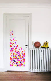 Recycling plastic bottles into colorful hanging pots for garden ideas. 37 Diy Washi Tape Decorating Projects You Will Love Room Door Decorations Bedroom Door Decorations Painted Bedroom Doors