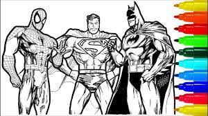 All our coloring pages are super easy to print. Superman Batman Coloring Pages Coloring Pages Allow Kids To Accompany Their Favorite Charac Batman Coloring Pages Superman Coloring Pages Spiderman Coloring