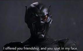Pin By Eddie Rocha On Anime Memes Gifs Green Goblin Spiderman Movie Spiderman Homecoming