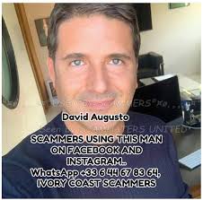 David Augusto... SCAMMERS USING THIS...