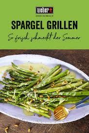 Gruner Spargel Mit Zitronendressing Gemuse Und Beilagen Rezept Spargel Bbq Rezepte Grillparty Essen