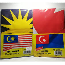 Anak bulan dan bintang yang berwarna putih itu menandakan raja yang berdaulat. Bendera Malaysia Johor Daerah Johor Malaysia Johor Daerah Johor Flag Cotton 3 X 6 Shopee Malaysia