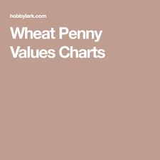 Wheat Penny Values Charts Metal Detecting Penny Value