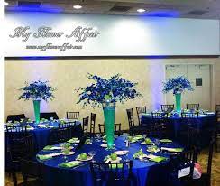 Pin By Sharon Straker Dasilva On Christmas Ideas Green Themed Wedding Blue Wedding Decorations Green Wedding Decorations