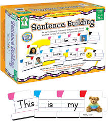 amazon com key education sentence building for kids sight word builder for early reading speech writing language literacy resource for kindergarten 2nd grade flora m s sherrill b toys games