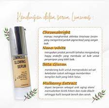 Ms glow selalu menghadirkan produk yang memang di rangkai dengan formula terbaik sehingga bisa memberikan hasil yang bagus. Serum Luminous Ms Glow Tips Jitu Extra Glowing