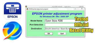 You are providing your print preferences, you'll see the window. Epson Stylus Photo R280 Adjustment Program Reset Utility Epson Printer Reset