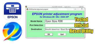 Epson driver is important in case you are losing the provided cd to install the driver. Epson Stylus Photo R280 Adjustment Program Reset Utility Epson Printer Reset