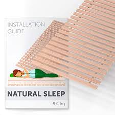 Somier Enrollable 70x200 Cm Para La Cama Individual 300 Kg 25 Listones La Madera Natural De Abedul Macizo No Tratada De Losas Macizas Somier Madera Natural