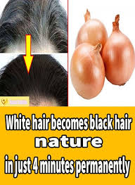 White Hair To Black Hair Naturally In Just 4 Minutes Permanently 100 Works Pure Beauty Tips Grey Hair Remedies Black Hair Tips Natural Hair Styles