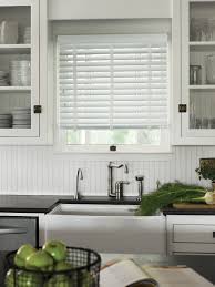 wood blinds in 2021 modern kitchen