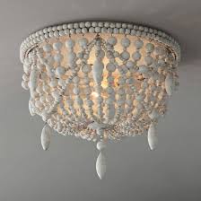 Maybe you would like to learn more about one of these? Vintage Style White Ceiling Light With Dome Shape 2 Lights Wooden Beads Flush Mount Light Beautifulhalo Com