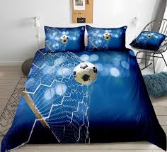 40.6 x 77.16 x 60 weight: 3d Soccer Ball Duvet Cover Set Soccer Ball In Goal Pattern Bedding Kids Boys Teens Sports Quilt Cover Football Queen Dropship Bedding Sets Aliexpress