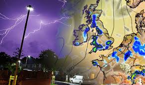 Wales battered with 66mph winds as storm ellen hits uk and ireland. Uk Weather Forecast Met Office Issue Wales Lightning Storm Alert First Time In 164 Years Weather News Express Co Uk