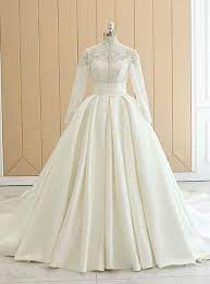Wedding dresses 2021 lace wedding dresses beach wedding dresses plus size wedding dresses mermaid wedding dresses. White Satin High Neck Long Sleeve Wedding Dress With Button High Neck Long Sleeve Wedding Dress Wedding Dress Long Sleeve Long Sleeve Wedding