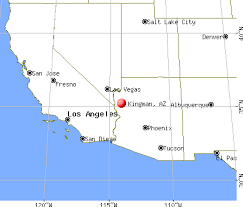 Kingman is located approximately 105 miles (169 km) southeast of las vegas. Kingman Arizona Az 86401 Profile Population Maps Real Estate Averages Homes Statistics Relocation Travel Jobs Hospitals Schools Crime Moving Houses News Sex Offenders