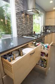 Make Sure To Select Heavy Duty Rollers Or Glides To Accommodate The Extra Weight O Contemporary Kitchen Remodel Contemporary Kitchen Kitchen Cabinets Fittings