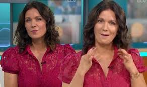 Jul 21, 2021 · susanna reid absent from gmb as kate garraway fills in after fiery dr hilary clash. Good Morning Britain S Susanna Reid Sparks Frenzy With Inappropriate Lace Dress Tv Radio Showbiz Tv Express Co Uk