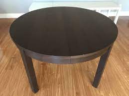 ikea bjursta extendable table brown black table extendable dining table ikea