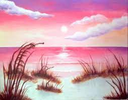 Beach sunset painting sun painting selling paintings paintings for sale original artwork original paintings hunting art paint. Pink Passion Sunset Painting By Scott Patti Saatchi Art