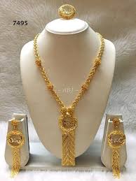 African Gold Necklace Gold Plated Necklace Bijoux Dubai Gold India Gold Necklace 2 Gram Gold Gold Jewellery Design Gold Jewelry Sets Gold Pendant Jewelry