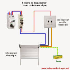 Schema Branchement Cablage Volet Roulant Electrique Schema Electrique Electrique Cablage Electrique Maison