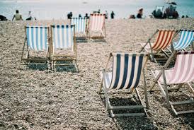 Beach Summer British Seaside Beach Chairs British Summer